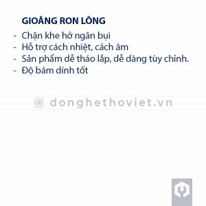 Gioăng ron lông
