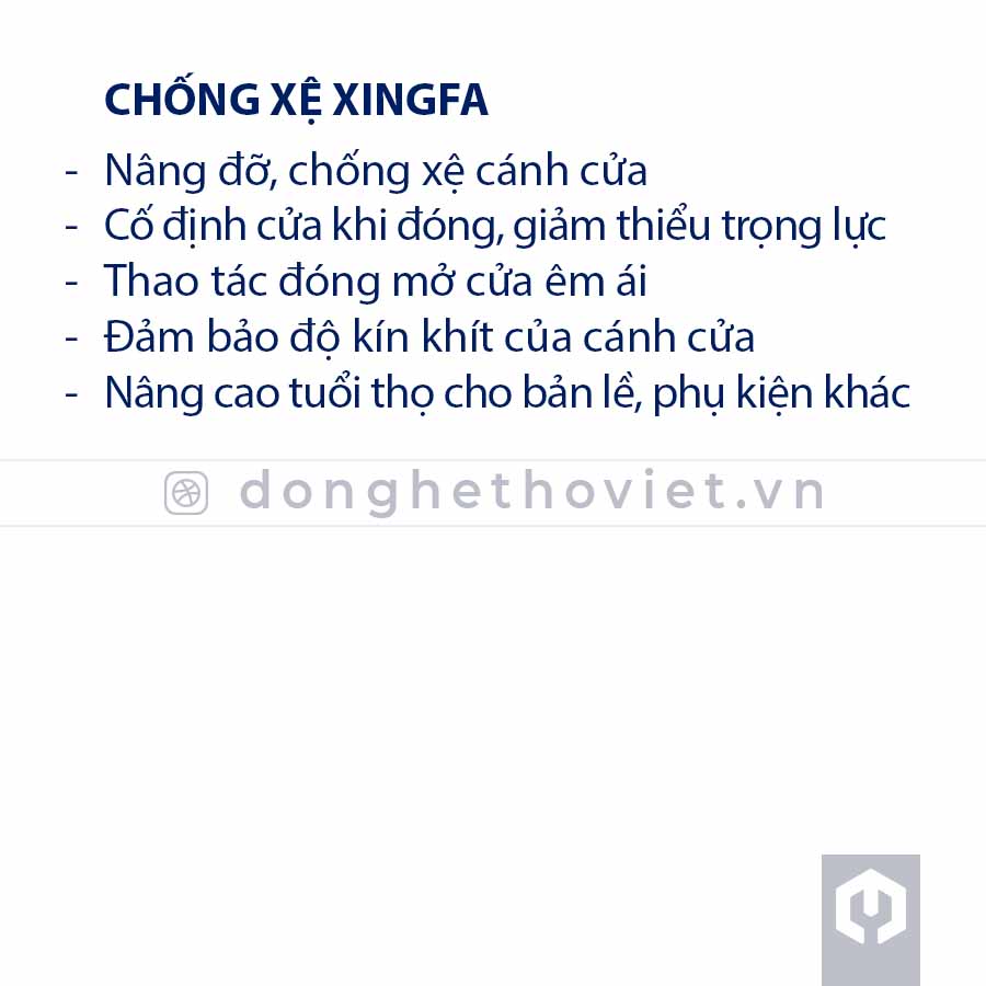 Đệm chống xệ Xingfa