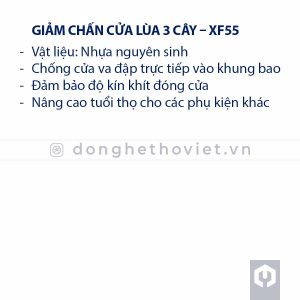 Giảm chấn cửa lùa 3 cây - Xingfa 55